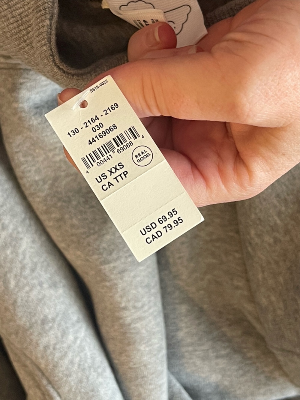 Offline by Aerie NWT Cloud Fleece Oversized Mockneck gray Sweatshirt - Picture 4 of 11